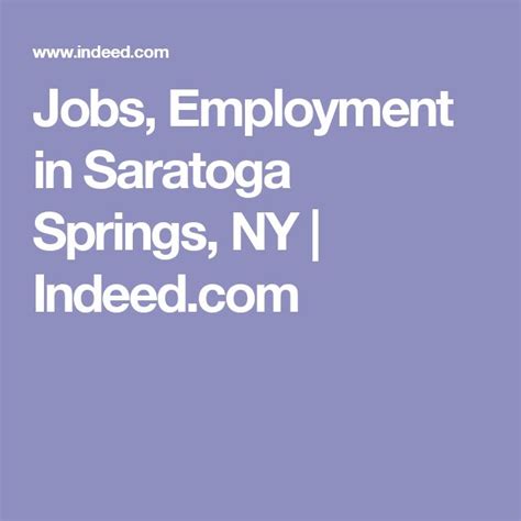 indeed saratoga ny|craigslist saratoga springs ny jobs.